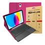 Imagem de Capinha Capa Compatível com Ipad 10 10.9 2022 Case com Teclado Sem Fio Touchpad Anti Impacto + Pelicula de Vidro