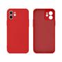 Imagem de Capinha compatível com iPhone 12 em  Silicone Aveludado com Proteção Câmera