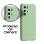 Imagem de Capinha Compatível com iPhone 13 Pro Silicone Premium Macio e Confortável com Interior Aveludado