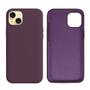 Imagem de Capinha Compatível com iPhone 15 Plus Silicone com interior Aveludado Diversas Cores