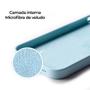 Imagem de Capinha Compatível com iPhone 15 Pro Silicone com Interior Aveludado Premium