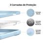 Imagem de Capinha Compatível com iPhone 15 Silicone com Interior Aveludado Proteção de Câmera