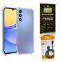 Imagem de Capinha Para Galaxy A15 + Cabo Tipo-C 2 Metros + Pelicula 3D