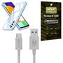 Imagem de Capinha para Galaxy A15 + Cabo USB Tipo-C 2 Metros + Película 3D - Armyshield