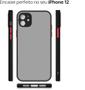 Imagem de Capinha para iPhone 12 Fosco Capa Translúcida com Proteção de Câmera