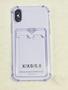 Imagem de Capinha Proteção de Camera e Porta Cartão Compativel com iPhone X / XS 5.8 Translucida