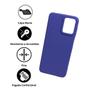 Imagem de Capinha Silicone Aveludada + Película Frontal Full Cover 3D Para Celular Moto G13