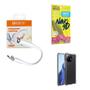 Capinha Xiaomi Mi11 + Adaptador P2 Para Tipo C + Película 9D - Armyshield Imagem de Capinha Xiaomi Mi11 + Adaptador P2 Para Tipo C + Película 9D