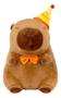Imagem de Capivara Filó Brinquedo Pelúcia Aniversário Fofa Famosa 30cm