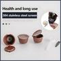 Imagem de Cápsulas de Café Reutilizáveis (6 Peças) para Nescafé Dolce Gusto - Kit com Copo Filtro