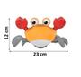 Imagem de Caranguejo de Brinquedo Musical Fujão Sensor Desvia de Obstáculo Com Som