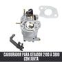 Imagem de Carburador Gerador Gasolina Para Motomil Mg2500 Mg3000