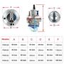 Imagem de Carburador Universal para Motocicleta Keihin PWK 28mm, 30mm, 32mm e 34mm - Scooters e Motos de Cross