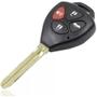 Imagem de Carcaça Chave Original Corolla Hilux Sw4 2006 07 08 09 10 11 12 13 14 2015 + Logo Emblema e Lamina