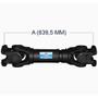 Imagem de Cardan Completo Entre Eixo Mbb Axor/ Vw Man Tgx A-639,5mm