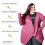 Imagem de Cardigan de lanzinha plus size cores variadas