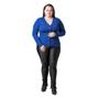 Imagem de Cardigan Feminino Facinelli Plus Size 658094 Azul