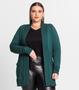 Imagem de Cardigan Feminino Plus Size Secret Glam Verde