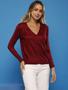 Cardigan Feminino Tricot Curto Botões Premium - SML Fashion Imagem de Cardigan Feminino Tricot Curto Botões Premium