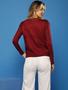 Cardigan Feminino Tricot Curto Botões Premium - SML Fashion Imagem de Cardigan Feminino Tricot Curto Botões Premium
