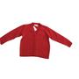 Imagem de Cardigan infantil unissex tricot Noruega vermelho