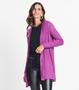 Imagem de Cardigan Longo Feminino Rovitex Roxo