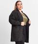 Imagem de Cardigan Plus Size Em Canelado Tricot Secret Glam Preto