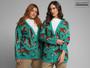 Imagem de Cardigan Vista Magalu Jacquard Tricô Tigre