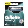 Imagem de Carga Barbear Gillette Mach3 Com 4 Mach3 Regular