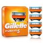 Imagem de Carga para aparelho de barbear gillette fusion 5 - 4 unidades Gillette 4 unidades