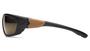 Imagem de Carhartt CHB290DCC Carbondale SAFETY Glasses, armação preta/bronzeada, lente espelhada antiga