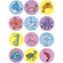 Imagem de Carimbo Pedagogico CIS STAMP Fundo do MAR Display com 24