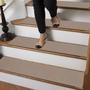 Imagem de Carpet Stair Treads GOYLSER, antiderrapante, com suporte de borracha, 8x30cm