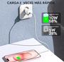Imagem de Carregador 5v 2.4a 12w + cabo  dados usb-lightning 1m vq-t05