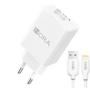 Imagem de Carregador 5v 2.4a 12w + cabo  dados usb-lightning 1m vq-t05