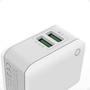 Imagem de Carregador Adaptador Universal Duplo Rápido De Viagem Com 2 Saida Usb 2.4 A Para Celular JSX-A2203