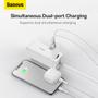 Imagem de Carregador Baseus 10.5w 2x Usb Com Cabo Llghtning 1m 2x Usb