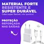 Imagem de Carregador Cabo Fonte Turbo Celular Smartphone Usbc