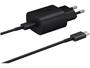 Imagem de Carregador Carga Rápida de Parede - com Cabo USB-C 1m Samsung EP-TA800XBPGBR Original
