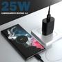 Imagem de Carregador COM CABO Tipo C 25W para Samsung 3A Fast Charge Preto Original Compatível com S21 FE S22 PLUS S23 S24 ULTRA