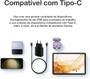 Imagem de Carregador COM CABO Tipo C 25W para Samsung 3A Fast Charge Preto Original Compatível com S21 FE S22 PLUS S23 S24 ULTRA