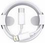 Imagem de Carregador Compativel Com I Phone 11, USB-C Cabo Lightning 1Mt Branco Original-Novax
