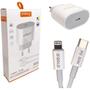 Imagem de Carregador Compativel Com Lingtning/Iphone Turbo 30W Cabo Tipo-C x Lingtning/Iphone