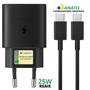 Imagem de Carregador compatível com Samsung Turbo 25w S20 ULTRA preto (ORIGINAL)