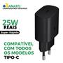 Imagem de Carregador compatível com Samsung Turbo 25w S20 ULTRA preto (ORIGINAL)
