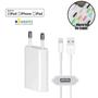 Imagem de Carregador Completo Cabo Usb Lightning + Fonte Tomada 12V MFI Compativel Para iPhone 5 6 7 8 X 11