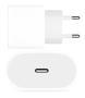 Imagem de Carregador Completo Usb-C 20W Turbo Compatível 11-12-13-14 - Adaptador Tomada Turbo todos modelos + Cabo Lightning Tipo-C