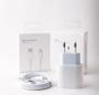 Imagem de Carregador Completo Usb-C 20W Turbo Compatível Iphone-11-12-13-14 - Adaptador Tomada Fonte Turbo todos modelos