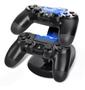 Imagem de Carregador Controle Ps4 Base Duplo Carrega 2 Controles Play4