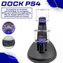 Imagem de Carregador Controle PS4 Suporte Dock Duplo PlayStation 4